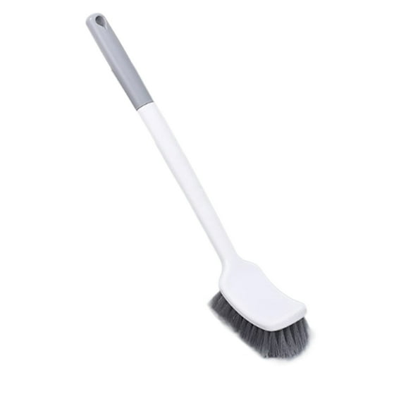 Uutvmp Toilet Brush, Bathroom Toilet Bowl Brush, Curved Design Toilet Brush for Deep Cleaning Under Rim, Toilet Cleaner Brush with Long Handle, Compact Toilet Brush, Flexible Toilet Bowl Brush