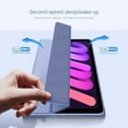thumbnail image 3 of Smart Case for Apple iPad Mini 7 8.3 Inch 2024 for ipad Mini 6 Case Trifold Magnetic Leaher Stand Tablet Cover  ipad Case (purple,For ipad mini 6 8.3), 3 of 7