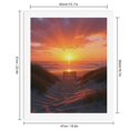 thumbnail image 2 of Paint by Numbers Kit for Adults, Beach Sunset Tranquil Bench Scene Paint by Numbers, Easy Paint by Numbers Kit for Adults Beginner, DIY Adult Paint by Number Kits on Canvas, Home Decor, 2 of 7
