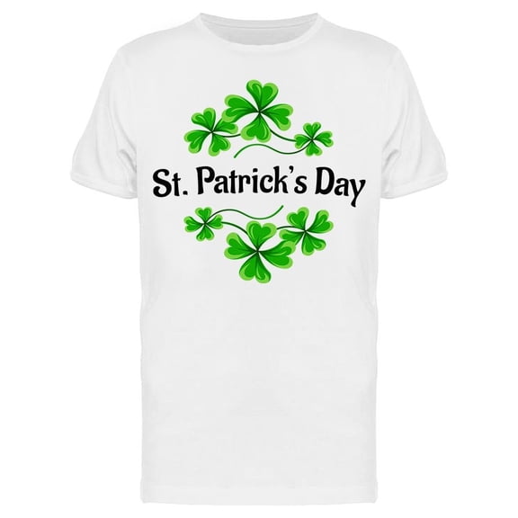 St. Saint Patrick's With Clovers T-Shirt Men -Image by Shutterstock, Male x-Large