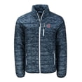 thumbnail image 2 of Men's Cutter & Buck Navy Greenville Drive Rainier PrimaLoft Eco Insulated Full-Zip Printed Puffer Jacket, 2 of 3