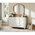 thumbnail image 3 of White 6 Drawer Dresser for Bedroom, Wooden Chest of Drawers for Living Room, 3 of 6
