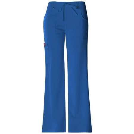 

Dickies Xtreme Stretch Scrubs Pant for Women Mid Rise Drawstring Cargo 82011
