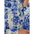 thumbnail image 3 of Printed Long Sleeve Maxi Dress with Belt, 3 of 7