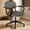 Gray, variant on ALLGOD Home Office Chair with PU Leather, Adjustable Height Rocking Office Chair, Desk Chair with 360° Swivel, Computer Chair for Living Room, Bedroom, Student, Adults, Brown
