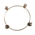 thumbnail image 3 of Candelabro de metal, anillo de Adviento, porta velas de té, anillo de corona de Adviento para mesa Portavelas de 4 piezas, 3 of 6