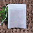 thumbnail image 1 of 100 bolsas de filtro de bolsa de salmuera de condimento no tejido con cordón para bolsitas de té, 1 of 5