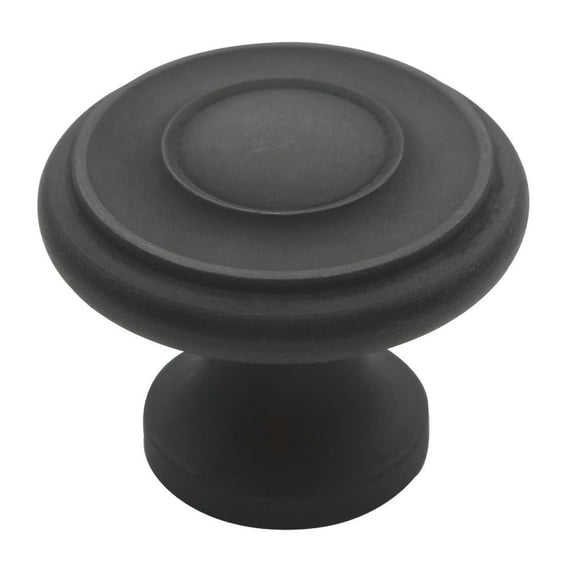 Baldwin 4491.102.BIN Dominion Oil-Rubbed Bronze 1.25 in. Round Cabinet Knob