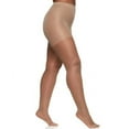 thumbnail image 2 of Berkshire Plus-Size Queen Silky Sheer Control Top Pantyhose - Reinforced Toe Stockings, City Beige, 4489, 2 of 2