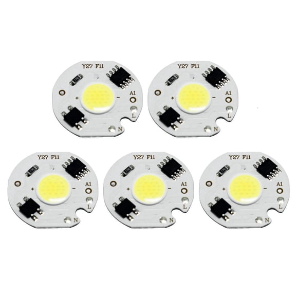 SDFGTstore 5Pcs Intelligent IC LED Bulb No Need Driver LED Bulb for DIY Lighting Enduring