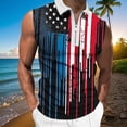 thumbnail image 1 of Boovnll Débardeurs Homme, Homme Décontracté Mode Sans Manches Imprimé Fermeture Éclair Chandail à Enfiler Col Rabattu Débardeur de Sport, Débardeur Homme, Chemises Sans Manches pour Homme, Débardeurs, 1 of 5
