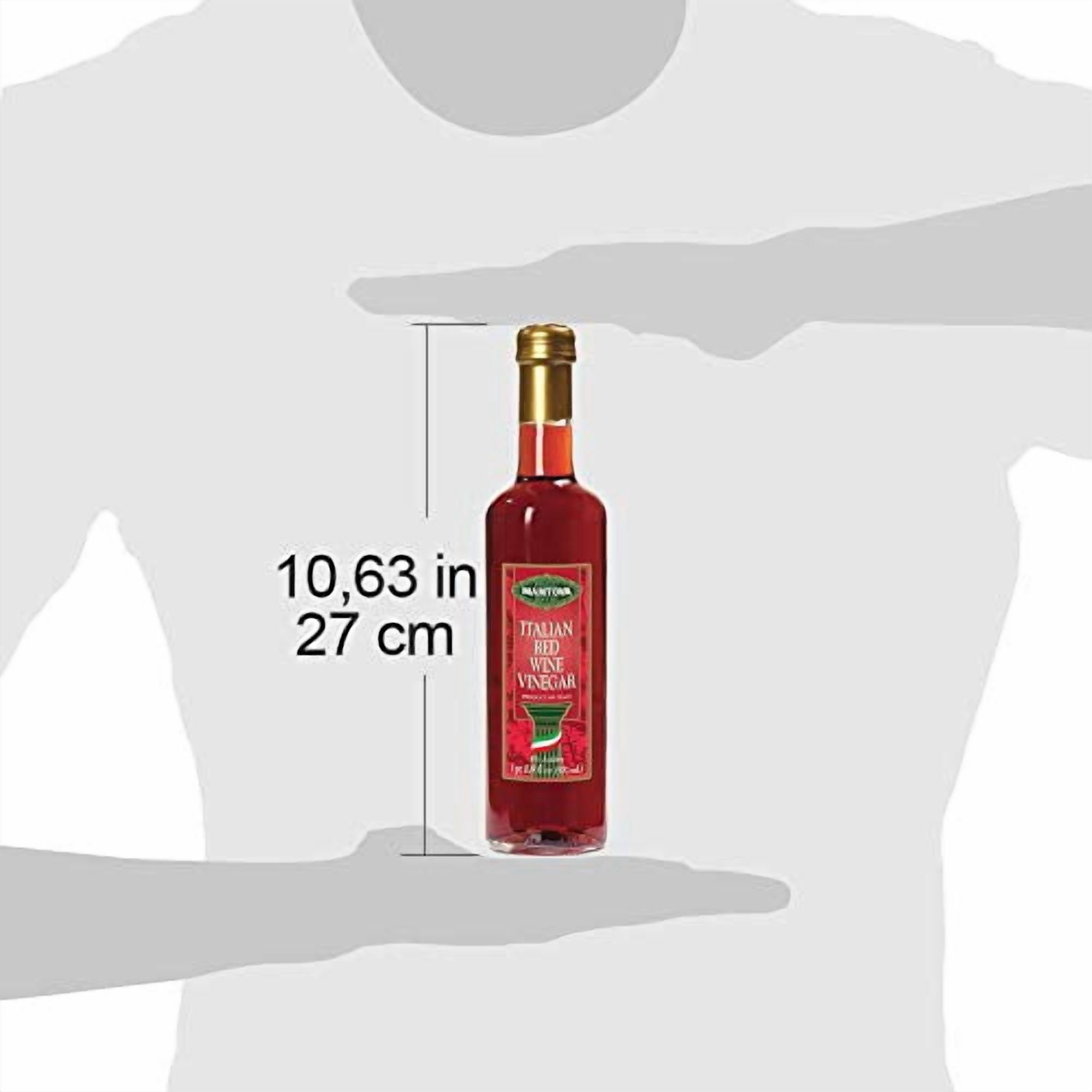 Mantova Italian Red Wine Vinegar, 16.9 Fl Oz (Pack of 2)
