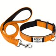 thumbnail image 1 of Pamper Your Dog with Our Luxurious Customized Reflective Dog Collar & Leash Set!, 1 of 5