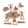 thumbnail image 3 of koolsoo 10 Pièces Primitive Gens Décor Collection Créative Primitive Gens Statue, 3 of 9