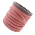 thumbnail image 3 of Bufanda de cuello de bloque de color Qarigey invierno cálido regalo calentador de bucle ciclismo rosa+gris, 3 of 8