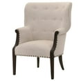 thumbnail image 2 of Benzara Button Tufted Club Chair-Color:Cream, 2 of 3