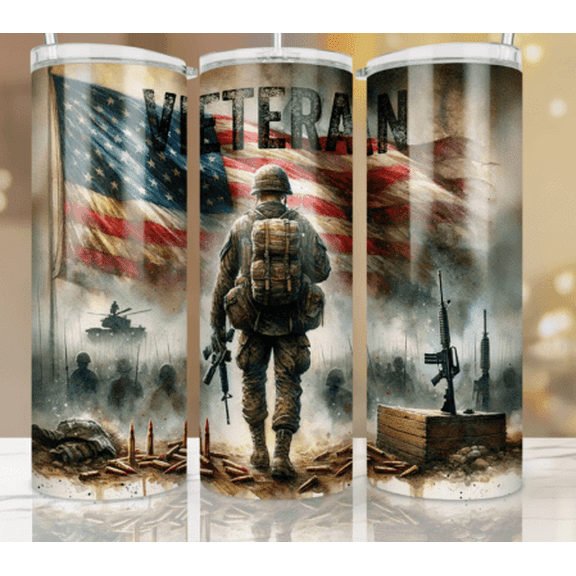 20oz Tumbler - U.S. Army Veteran