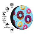 thumbnail image 4 of Fotbe Donuts Funda de Llanta de Repuesto con Estampado, Engrosada, Ajuste Universal para Jeep, Remolque, RV, SUV, Camión-14 inch, 4 of 6