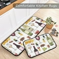 thumbnail image 5 of SKYSONIC Watercolor Wine Kitchen Rugs Set of 2, Glass Bottle Floor Runner Area Rug Washable Carpet Mat Perfect for Living Room Bedroom Entryway, 5 of 7