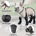 thumbnail image 3 of Zapatos para perros, botas impermeables ajustables para perros, zapatos transpirables para mascotas para caminar al aire libre, zapatos suaves para bulldog francés para mascotas, 3 of 3