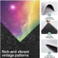 thumbnail image 3 of Colorful Tie Dye Nebula Pattern Kitchen Rugs Sets Of 3,Kitchen Runner Rugs Non Skid Washable,Decorative Kitchen Floor Mats for Kitchen,Sink,Laundry,17"x30"+ 17"x47" + 17"x59", 3 of 6