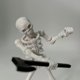 thumbnail image 4 of Uuiauoio Halloween Action Figure , T13 Skeleton Action Figure, Movable Articulated Human Skeleton, Action Figure Wearing Weapons, Suitable for Collectors As Desktop Decorations, 4 of 6