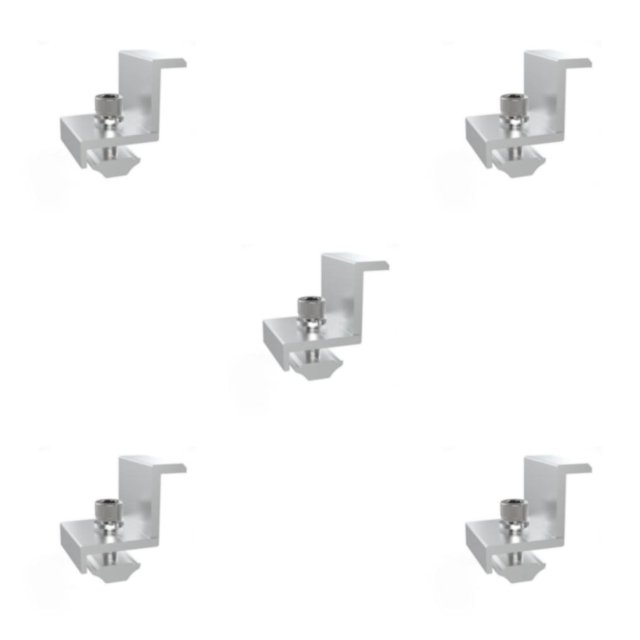 Soporte de Panel Solar Riwesomey Aleación de Aluminio 8 Piezas Ajustable 30mm Type2 NO2