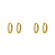 thumbnail image 2 of Sonducket Pendientes de aro de 2 uds., colgante de abalorio de plata dorada, joyería de boda para mujeres y niñas, regalo a la moda Type3 NO3, 2 of 6