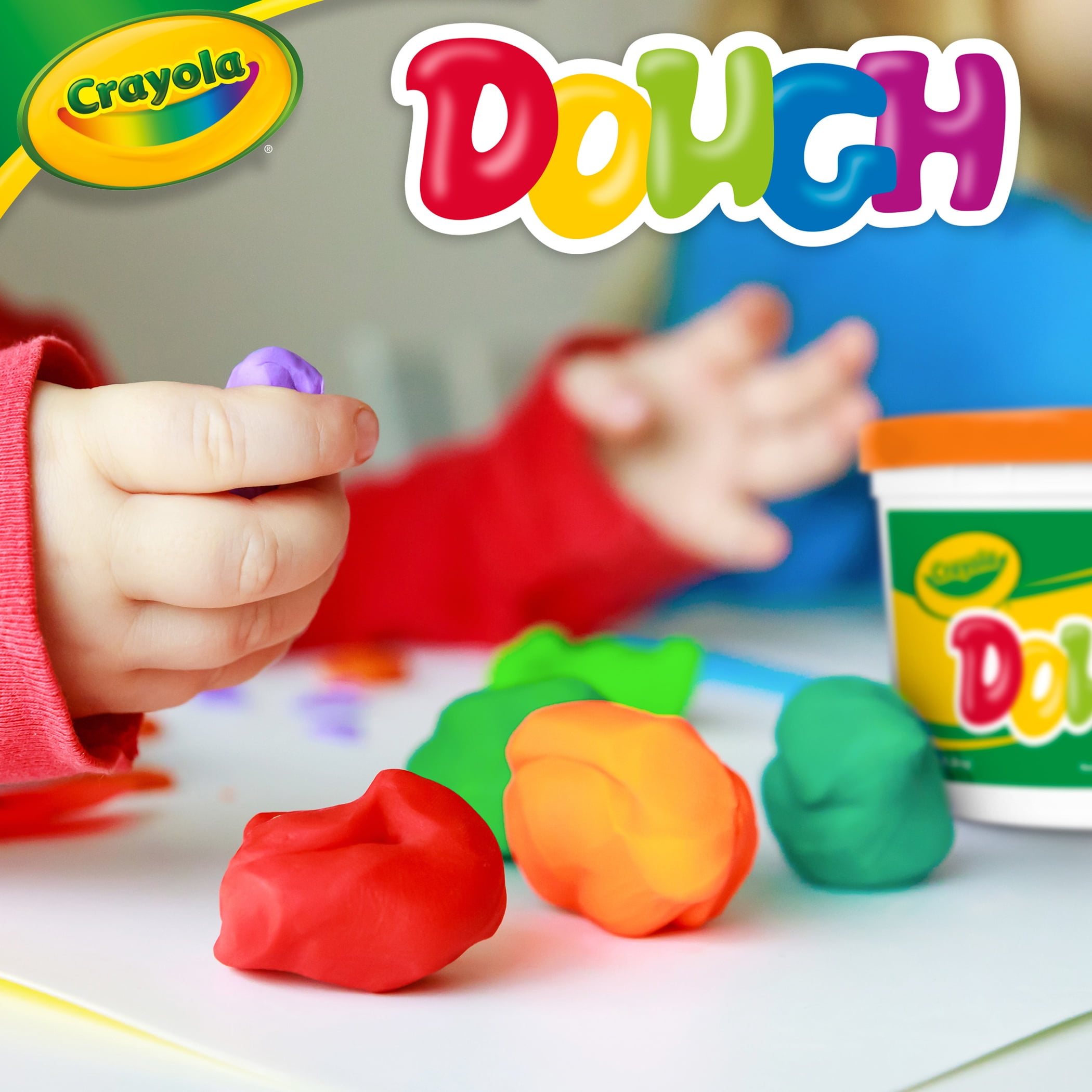 Crayola Super Soft Modeling Dough, Orange, 3 lbs. Bucket, Pack of 2