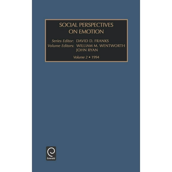 Social Perspectives on Emotion Social Perspectives on Emotion, Book 2, (Hardcover)