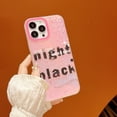 thumbnail image 1 of Funda De Teléfono Con mulching De Película De Doble Cara Para iPhone 11 14 Plus 12 13 Pro Max Moda INS wind text Protection Cubierta, 1 of 3