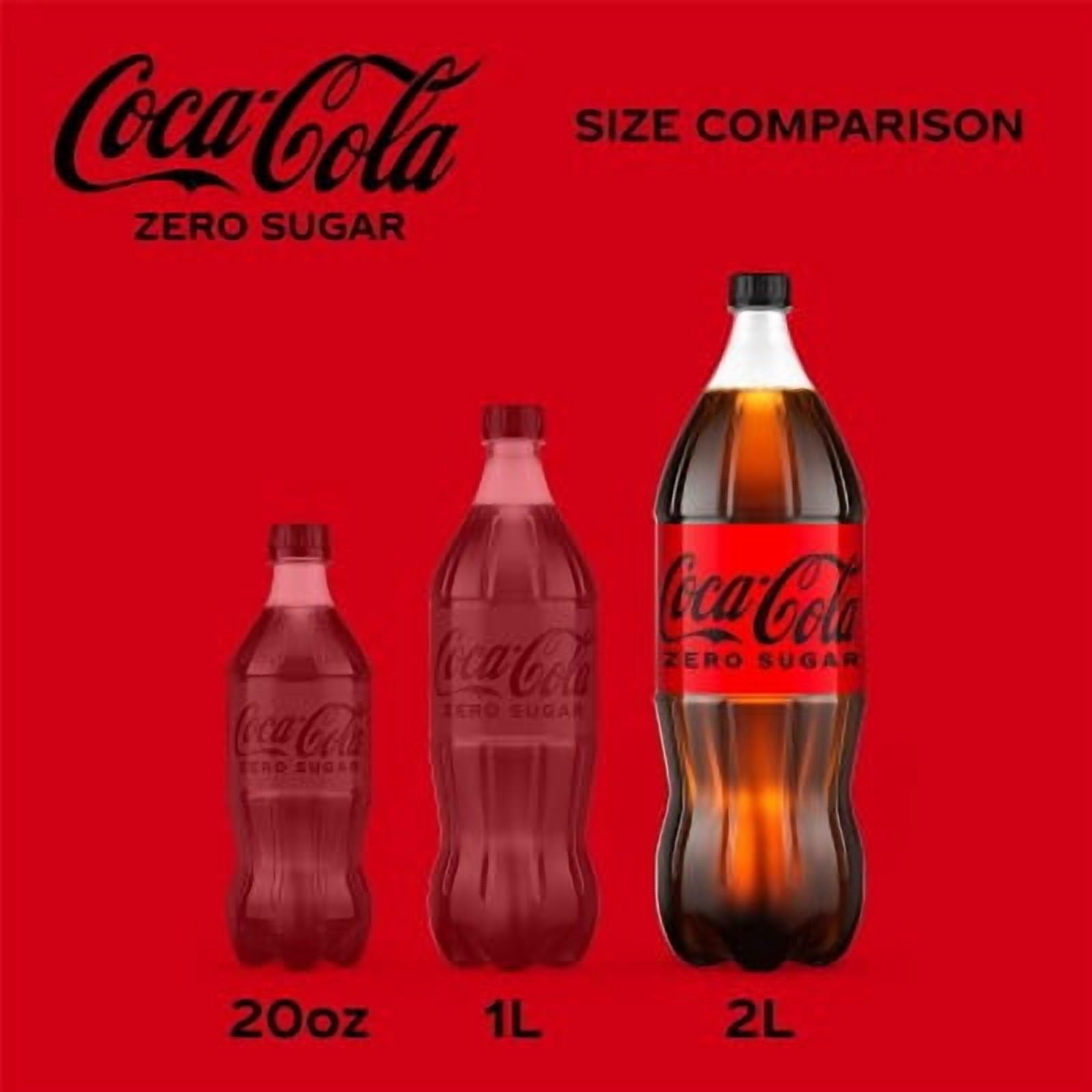 Coca-Cola Zero Sugar Soda - 2 L Bottle
