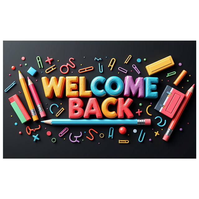 Space Theme Welcome Back Banner School Backpack and Planets Colorful Backdrop Classroom Decorations Outer Space Party Supplies Photography Props
