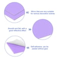 thumbnail image 3 of Uxcell 144Pack 0.8 x 0.8 Inch Mosaic Mirror Tiles, Small Purple Self-Adhesive Glass Stickers, 3 of 6