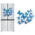 thumbnail image 2 of ABODELINE 12Pcs Plastic Butterfly Fridge Magnet,4.72 inch Large Refrigerator Magnet, 6 Colors Magnetic Butterflies Magnets for Fridge, Cute Butterfly Kitchen Decor 4Sizes, 2 of 6
