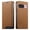 Brown, variant on Dierfeng Leather For Google Pixel 10a Wallet Case with RFID Blocking, Wallet for Women Men Card Holder Magnetic Clasp Kickstand Folio Case,Red,For Google Pixel 10a