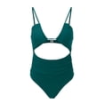 thumbnail image 5 of Womens One Piece Swimsuit - Tummy Control, Sexy & Flattering High Cut Cheeky Bathing Suit, 5 of 5