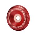 thumbnail image 3 of Muela abrasiva, Disco de tallado de amoladora , Muela de modelado de madera, Muela abrasiva de pulido de modelado de madera portátil para Rojo, 3 of 9