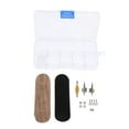 thumbnail image 4 of segolike Wooden Mini Fingerboard Finger Skate Board Maple Wood Set Kids White, 4 of 9