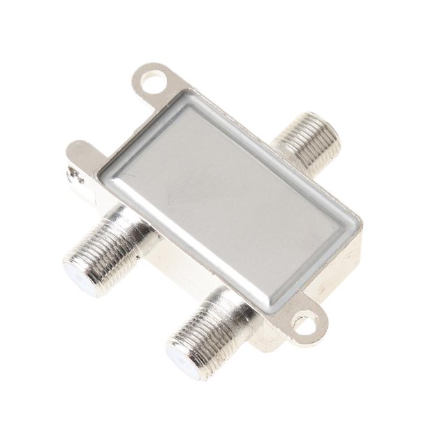 Divisor de la TV Hugo 1x 2 Vías RF Distribución Señal 5 a 2400MHz