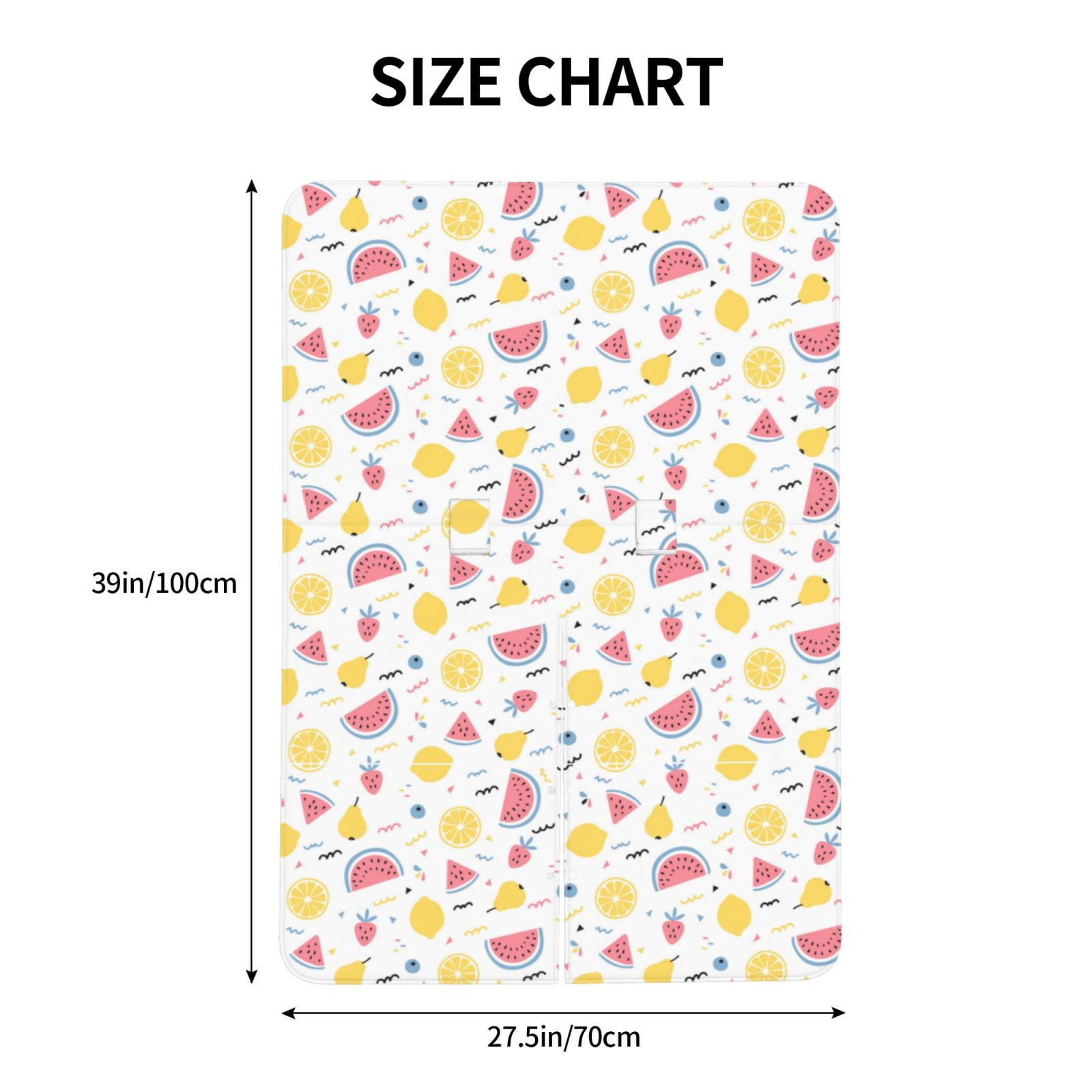 Naloa Tropical Fruit Baby Car Seat Cover, Breathable Baby Carrier Cover, Multiuse Baby Carrier Cover & Nursing Breastfeeding Cover