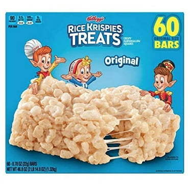 Kellogg’s Rice Krispies Treats, Crispy Marshmallow Squares, Original ...