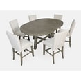thumbnail image 3 of Jofran Telluride Contemporary Rustic Farmhouse Seven Piece Counter Height Dining Table Set, 3 of 12