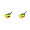 thumbnail image 3 of Advancent 10 bolsas añaden elegancia a la boda con decoración de flores de plantas verdes como flores amarillas amarillo 2Conjunto, 3 of 6