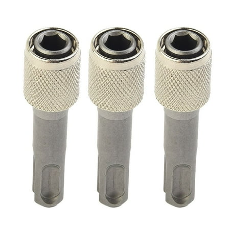 

SDS Socket Adapter 1/4 Hex Shank Screwdriver Holder Drill Bits Adapter Converter