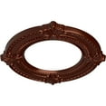 thumbnail image 3 of Ekena Millwork 11 1/8"OD x 6 1/8"ID x 5/8"P Benson Ceiling Medallion (Fits Canopies up to 6 1/8"), Hand-Painted Antique Copper, 3 of 7