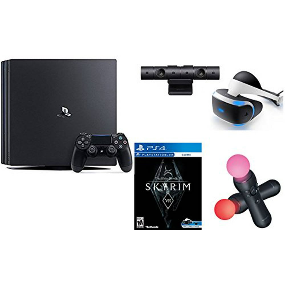 PlayStation 4 Pro bundle PS4 Pro 1TB Console + VR Skyrim Bundle