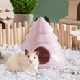 thumbnail image 6 of Reindeer Hamster Bed Ceramic Small Animal House Cozy Hideout for Guinea Pigs Hedgehogs Squirrels Christmas Themed Pet Nest, 6 of 6