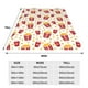 thumbnail image 3 of Balery Popcorn Manta de Felpa Suave y Acogedora – Cobija de Franela Aterciopelada para Cama, Lavable y Cálida para Sofá, Mascotas, Transpirable-80"x60", 3 of 7