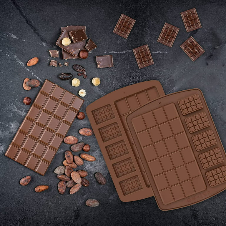 Break Apart Chocolate Molds for Protein and Engery Bar Chocolate